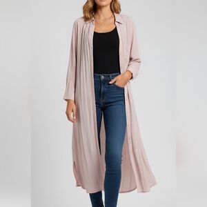 🍓NWT Express Rayon Duster / Shirt Dress/ Cardigan/ Summer Coat/ Cover up